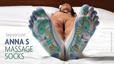 Anna Sbitnaya - Massage Socks - Photo 12 by Hegre