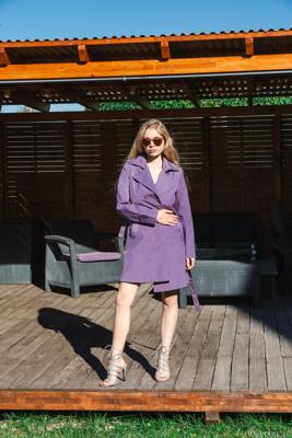 Samadhi Amor - Purple Trench - Photo 2 by MetArt
