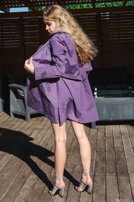 Samadhi Amor - Purple Trench - Photo 28 by MetArt